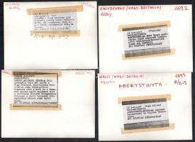 cca 1960 18 db MTI Fotó Szovjetunió, Lengyelroszág stb 18x13 cm