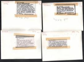 cca 1960 18 db MTI Fotó Szovjetunió, Lengyelroszág stb 18x13 cm