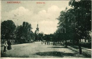 Nagymihály, Michalovce; Sztáray tér. Landesmann B. kiadása / square