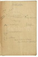 1943 A M. Kir. Bercsényi Miklós 2. honvéd tüzérosztag karpaszományos iskolába járó dr. Laban János k...