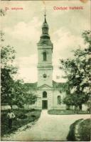 1907 Verbó, Vrbové; Evangélikus templom / Lutheran church (fl)