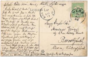 1907 Verbó, Vrbové; Evangélikus templom / Lutheran church (fl)