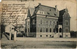 Nagyszeben, Hermannstadt, Sibiu; Elektrizitätswerk (Direktionsgebäude) / Villamosmű igazgatósági épülete / Power stations directorate (EM)