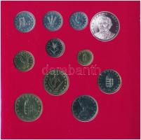 1994. 10f-200Ft (11xklf) forgalmi sor dísztokban, közte 1994. 200Ft Ag "Deák", "Magya...