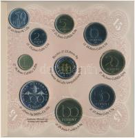 1998. 50f-200Ft (10xklf) forgalmi sor dísztokban + 1998. 100Ft alpakka "1848-1849. Szabadsághar...