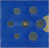 2000. 1Ft-100Ft (7xklf) forgalmi sor szettben + "200Ft Millenium" T:BU Adamo FO33