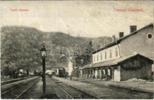 Csucsa, Ciucea; vasútállomás / railway station (r)