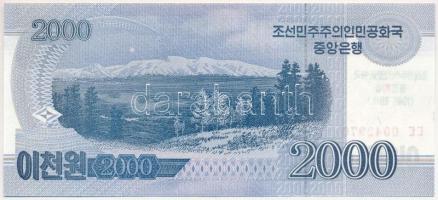 Észak-Korea 2018. 2000W T:I 
North Korea 2018. 2000 Won C:UNC
Krause P#CS24