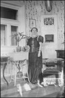 Egy kúria és a lakás belső részletei, 8 db fotónegatív, 6×9 cm