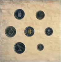 2005. 1Ft-100Ft (7xklf) forgalmi sor szettben + 2005. 10Ft "József Attila" T:BU Adamo FO39