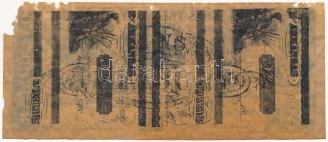 Amerikai Egyesült Államok 1862. 1$ "Arkansas Tresaury Warrant" replica T:III lyukak, sarok...