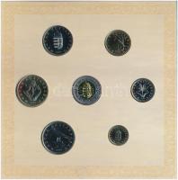 2008. 1Ft-100Ft (7xklf) "Reneszánsz emlékév" forgalmi sor szettben + Mátyás denár Ag fantá...