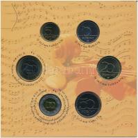 2009. 5Ft-200Ft "Haydn" (7xklf) forgalmi érme sor, benne "Joseph Haydn" Ag emlék...
