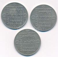 1985. 100Ft alpakka (3xklf) "Természetvédelem - Mocsári Teknős, Vadmacska, Vidra" kapszulá...