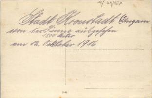 1916 Brassó, Kronstadt, Brasov; látkép a Cenk hegyről / von der Zinne / view from Tampa. photo