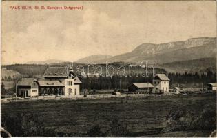 Pale, B.H. St. B. Sarajevo-Ostgrenze / railway station (r)