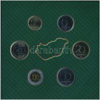 2012. 5-200Ft (6xklf) forgalmi szett, dísztokban. Belső tokon ragasztás részben elengedett T:BU