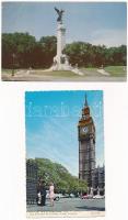9 db főleg MODERN angol képeslap / 9 mostly modern British postcards