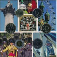 2012. 5Ft-200Ft (6xklf) forgalmi sor szettben, benne 2012. 3000Ft Ag "XXX. Nyári Olimpiai Játék...