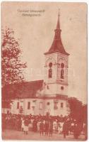 ~1922 Dömsöd, harangavatás a templom előtt (EB)