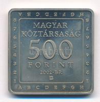 2002. 500Ft Cu-Ni "Kempelen Farkas Sakkautomatája" kapszulában, az MNB színes tájékoztatój...