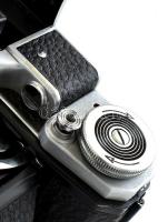 cca 1950-1960 Krasnogorsk Moszkva 5 / Moscow Mod 5 távmérős fényképezőgép Indusztar-23 110 mm f/4,5 ...