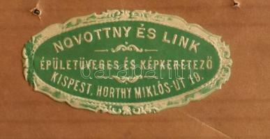 Radics E. S. Jelzéssel: Szentendre. Akvarell, papír. Kopott üvegezett fakeretben. 34x33cm