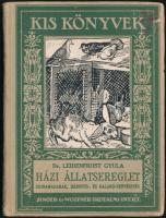 Liedenfrost Gyula: Házi állatsereglet. (Szobamadarak, házinyúl- és galambtenyésztés). Kis Könyvek. Bp., é.n., Singer és Wolfner, 64 p. Kiadói papírkötés, kissé sérült borítóval.