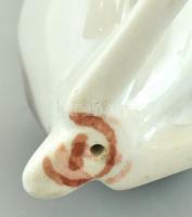 Drasche nyúl, porcelán, jelzett, kopott, m: 12cm