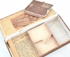 Kis vegyes bolha tétel: régi hamutál, gyufák, tollhegyek, bontatlan retró édesség, különféle dobozok