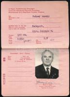 1983 Piros magyar útelvél