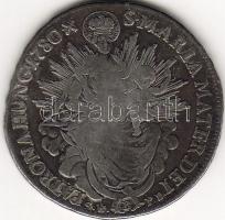 1780B 1/2 tallér T:2-/3- verethiba:nyitott "B"!!