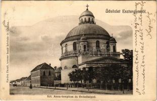 1909 Esztergom, Szt. Anna templom és óvónőképző. Kardos Dezső kiadása