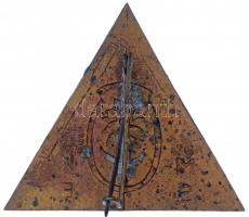 ~1910. "Magyar Kárpát Turista SE" zománcozott Br jelvény "Jelvénygyár BPest Holló u. ...