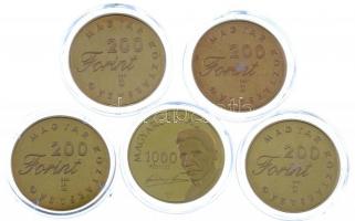 2001. 200Ft "Arany János: Toldi" kapszulában + 200Ft "Fazekas Mihály: Lúdas Matyi&quo...