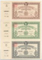 Egyiptom ~1970-1980. 6db részvény perforált ellenőrző szelvénnyel (6xklf) T:I,I- tűlyukak
Egypt ~19...