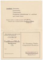 Ovowop és Ovarialhormon Folliculin: A menses zavarainál. Menstruációs gyógyszer reklám. Dr. Rosenber...