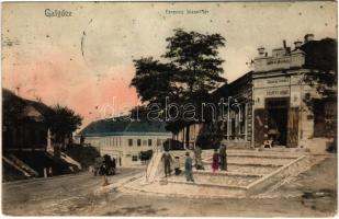 1906 Galgóc, Frasták, Hlohovec; Ferenc József tér, Salvendy Emil üzlete / square, shop (EK)