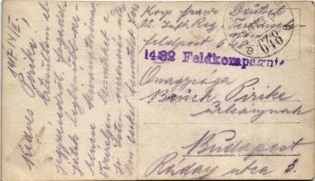 1917 Első világháborús osztrák-magyar katonai vonat a vasútállomáson / WWI K.u.k. military train on ...