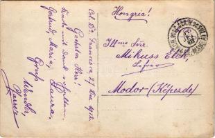 1912 Dona Francisca, men with guns. photo, TCV card (EK)