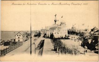 1902 Düsseldorf, Panorama der Industrie- Gewerbe- und Kunst-Ausstellung