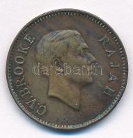 Sarawak / Brit Protektorátus 1929H 1c Br "Charles V. Brooke Rajah" T:2- Sarawak / British Colony 1929H 1 Cent Br "Charles V. Brooke Rajah" C:VF Krause KM#18