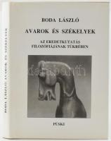 Boda László: Avarok és székelyek. Az eredetkutatás filozófiájának tükrében. Bp., 2004, Püski. Kiadó egészvászon-kötés, papír védőborítóban.
