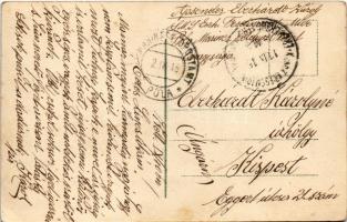 1915 Vernichtung des engl. Kreuzers "Liverpool" durch das oesterr.-ung. Unterseeboot 4 bei...