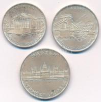 1956. 10Ft + 20Ft + 25Ft Ag "10 éves a Forint (Jó Forint sor)" T:1,1- patina
Adamo EM4, E...