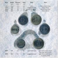 2021. 5Ft-200Ft (6xklf) "Ősi magyar kutyafajták" forgalmi összeállítás szettben T:1-