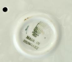 Zsolnay porcelán kacsapár, kézzel festett, jelzett, hibátlan, m: 17 cm