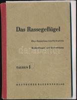 Das Rassegeflügel. Galambtenyésztési zsebkönyv 30 képpel, leírás, tenyészési vonalak. Német nyelven a galambfajták neveinek fordításai mellékelve 81p + 30 t.