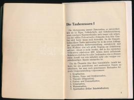 Das Rassegeflügel. Galambtenyésztési zsebkönyv 30 képpel, leírás, tenyészési vonalak. Német nyelven ...