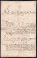 1804 Házassági szerződés kézzel írt